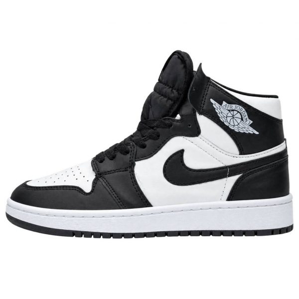 ایرجردن وان ساقدار سفید مشکی ( Air Jordan 1 High Black/White )