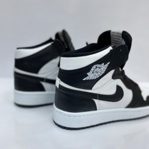 ایرجردن وان ساقدار سفید مشکی ( Air Jordan 1 High Black/White )