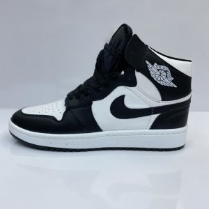 ایرجردن وان ساقدار سفید مشکی ( Air Jordan 1 High Black/White )