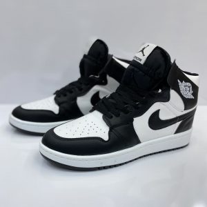 ایرجردن وان ساقدار سفید مشکی ( Air Jordan 1 High Black/White )