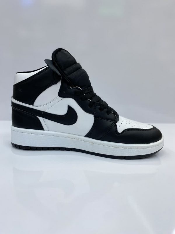 ایرجردن وان ساقدار سفید مشکی ( Air Jordan 1 High Black/White )