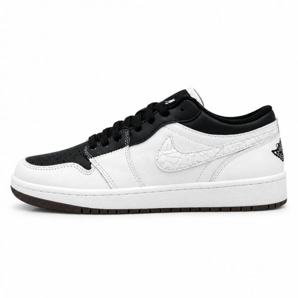 کتونی ایرجردن وان سفید مشکی (Nike air jordan 1 equality )